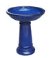 Alexandra Glazed Bird Bath - 5 Colours