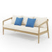 Sinfonia  4 Seater Hardwood Acacia Outdoor Sofa Set