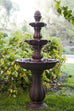 Nola Solar or Electric 3-Tier Bird Bath Fountain. 133cm