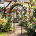 Cherbourg Steel Garden Arbour with Gate