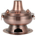Traditionall Red Copper Beijing Style Large Charcoal Hot Pot. 34cms