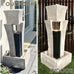 Valletta Modern Pillar with Shower Effect & Lights