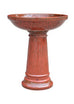 Alexandra Glazed Bird Bath - 5 Colours