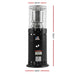 Expira Outdoor Gas Patio Heater - Black