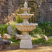Fleur Concrete Garden Water Fountain