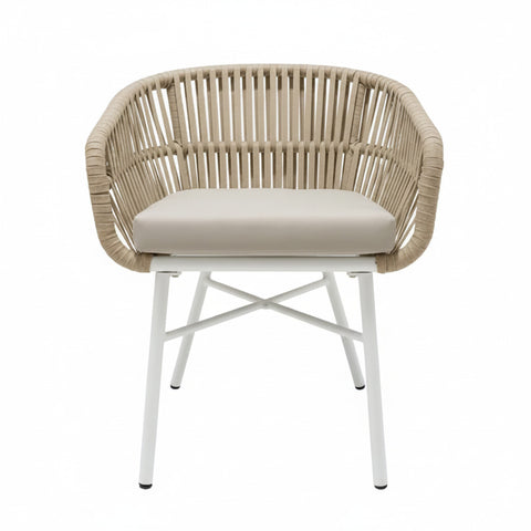 Brienz Rope Outdoor Dining Chairs. Set of 4. 4 Colours