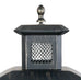 Gazi Fire/Pit Chiminea Lantern. Steel w/Bronze Finish