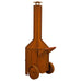 Falaise Classic Corten Steel Wood Burner in Rust