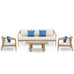 Sinfonia  4 Seater Hardwood Acacia Outdoor Sofa Set