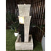 Valletta Modern Pillar with Shower Effect & Lights