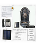 Eze Lion Face Wall Water Feature - Solar w/LED Light