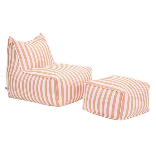 Farfalla 2 Piece  Outdoor Lounge Chair & Ottoman Set