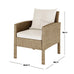 Bonifacio 7 Seater Wicker Outdoor Dining Sofa Set - Natural or Warm Grey