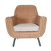 Cinzia Wicker Occasional Chair - Taupe