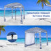 Malibu Foldable Beach Cabana/Tent/Canopy 1.8X1.8M