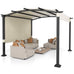 Falla Pergola w/Retractable Canopy 3 x 3m