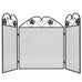 Jodoigne 3-Panel Foldable Fireplace Mesh Screen. 61cm Height