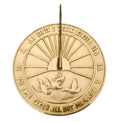 Loloo Polished Brass Sundial
