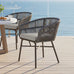 Brienz Rope Outdoor Dining Chairs. Set of 4. 4 Colours