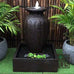 Grecia Traditional Vase-Style GRC Fountain - Rust, Charcoal