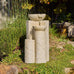 Falling Water Concrete Cascading Garden Water Fountain