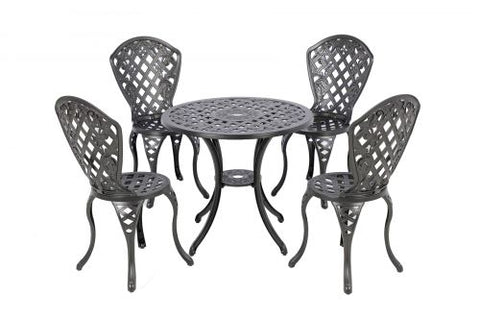 Aries 5pc Aluminium Dining Set