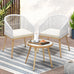 Bibiana 3pc Dining Table Bistro Set