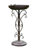 Marais French Antique Style Bird Feeder/Bath. Brown