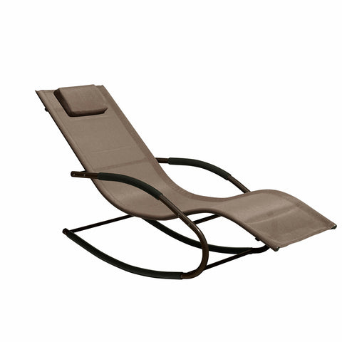 Zander Outdoor Rocking Lounge Chair