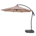 Zesta 3m Heavy Duty Round Cantilever Outdoor Umbrella - 4 Cols