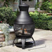 Galatsi Cast Iron Chiminea. 135cm