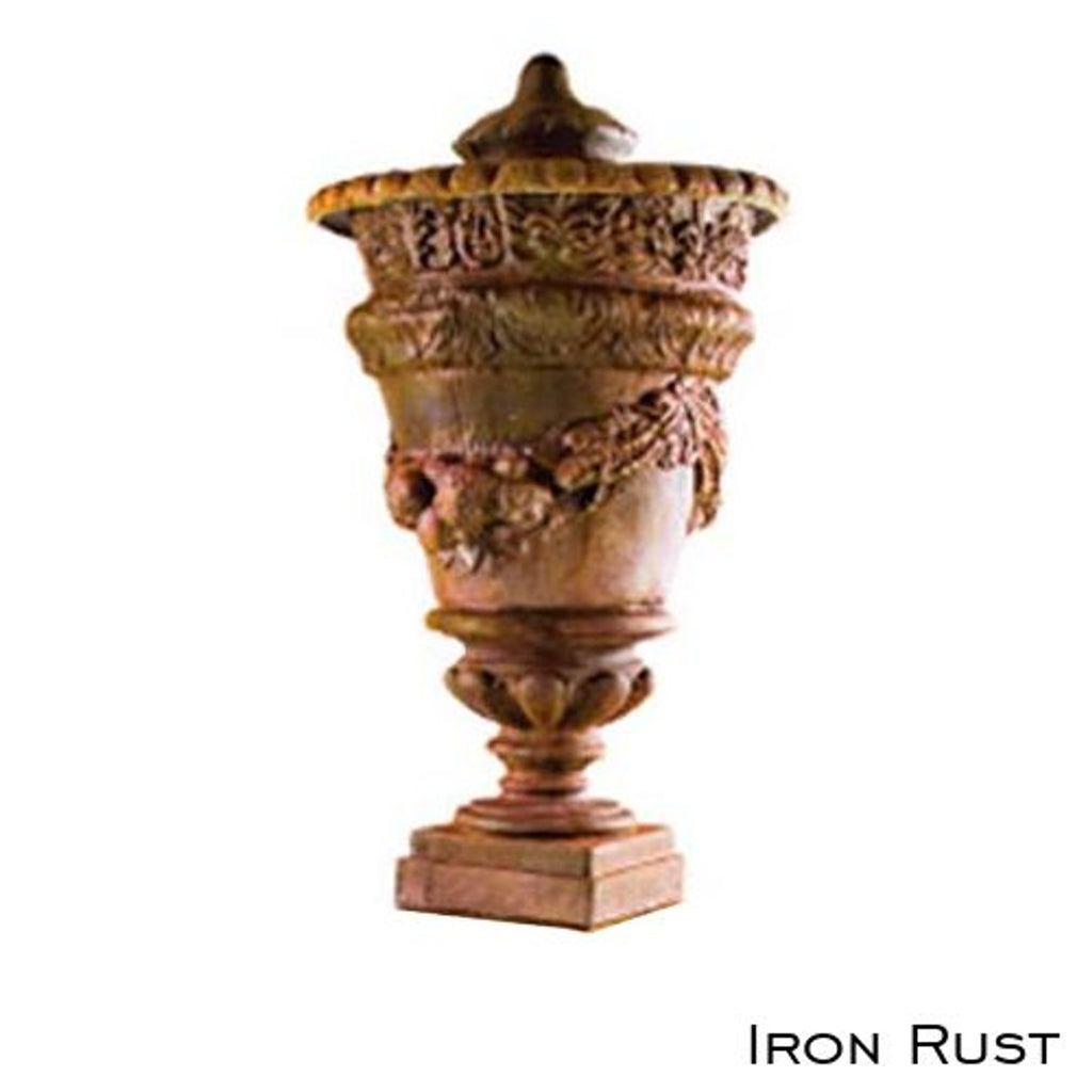 Larissa Iron Urn Iron. Black or Rust