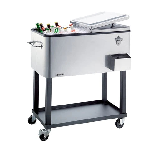 Midas Alfresco Ice Drink Cooler Cart 80L