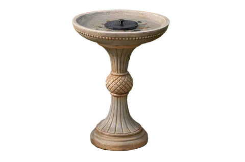 Gandolfo Solar Bird Bath Fountain