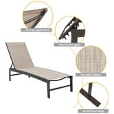 Vega Adjustable Curved Sun Lounges (Set of 2)
