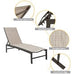 Vega Adjustable Curved Sun Lounges (Set of 2)