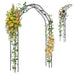 Rousillon 2.5M Garden Arch/Arbour and Trellis