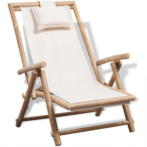 Nicolo Bamboo Deck Chair - 5 Colours