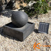 Attal Solar Water Fountain Sphere on Square Base w/LED