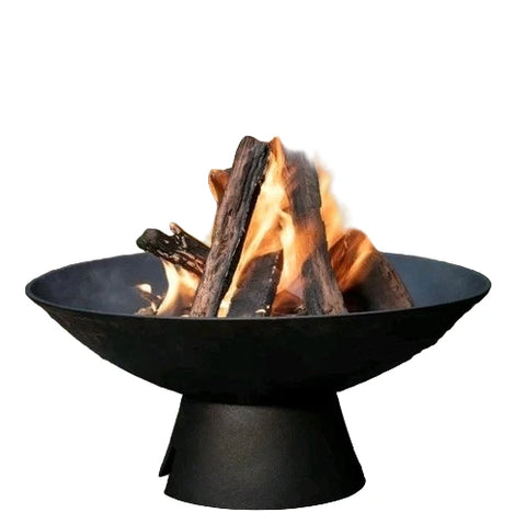 Valla 56cm Round Portable Cast Iron Fire Pit/Brazier