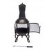 Calista Cast Iron Chiminea w/Raincover. 69 & 122cm Sizes