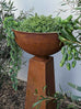 Athena 121cm Antique Rust Plant Stand