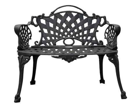 Alexandria Victorian-Style Two Seater Garden Bench