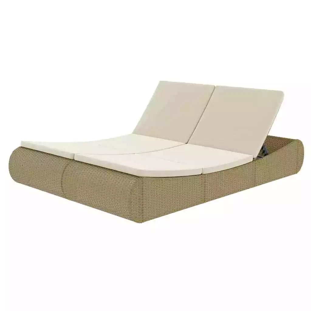 Venetia Beige Polyrattan Daybed