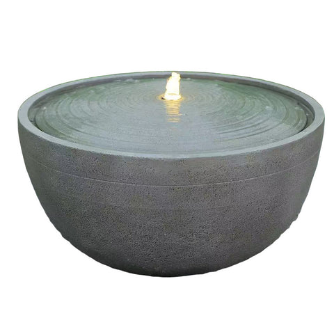 Cagliari Round Solar Fountain