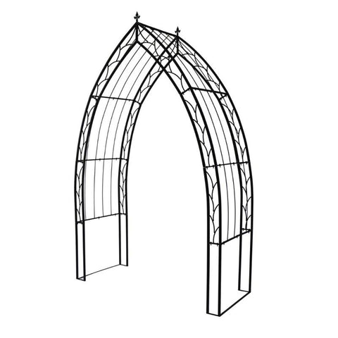 Cathedral Garden Metal Arch - approx 10ft Tall