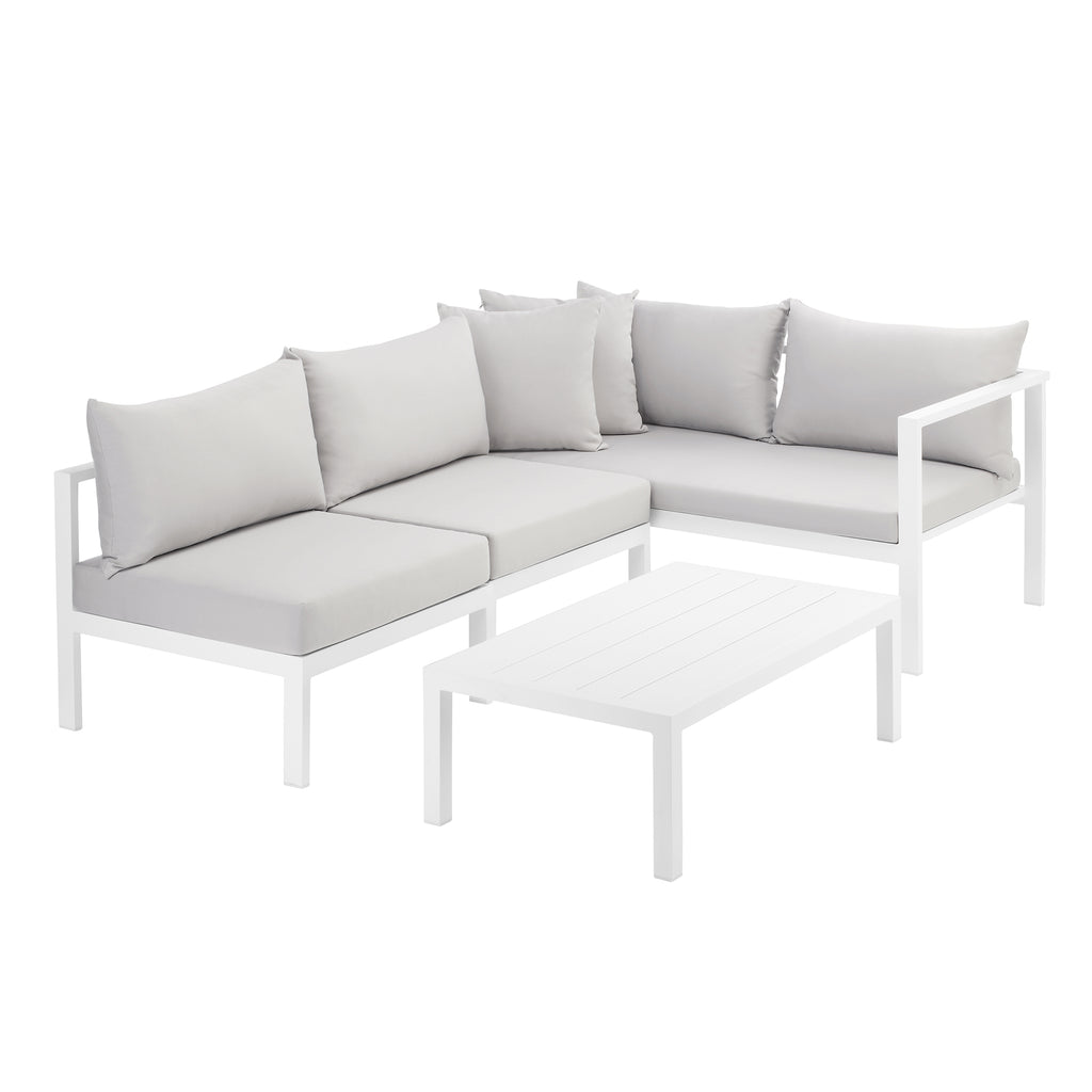 Tristan 4 Seater Aluminium Outdoor Sofa Set