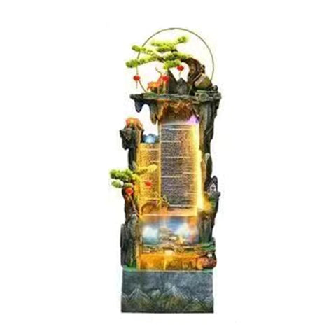 Sirena Colourful Outdoor/Indoor Waterfall Fountain 176cm w/Light