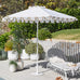 Mendosa 2.7m Scalloped Market Umbrella