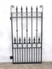 Esme French-Style Pedestrian Gate - BLACK 154cm X 85cm